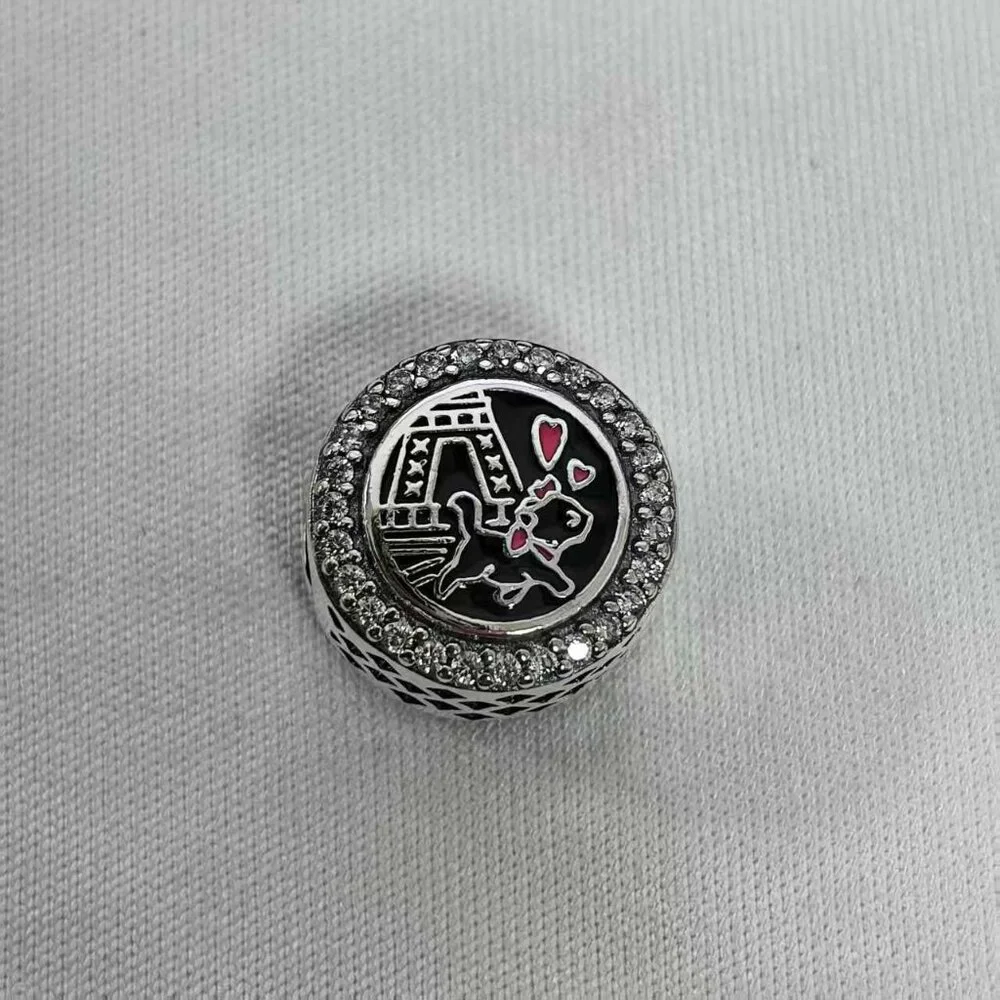 Pandora Disney Charm The Aristocats Disneyland Paris Exclusively, S925 Silver - Picture 1 of 4
